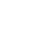 Simple line icon of a bar chart that increases to the right with a line above pointing up and to the right. 